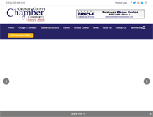 Tablet Screenshot of grundychamber.com